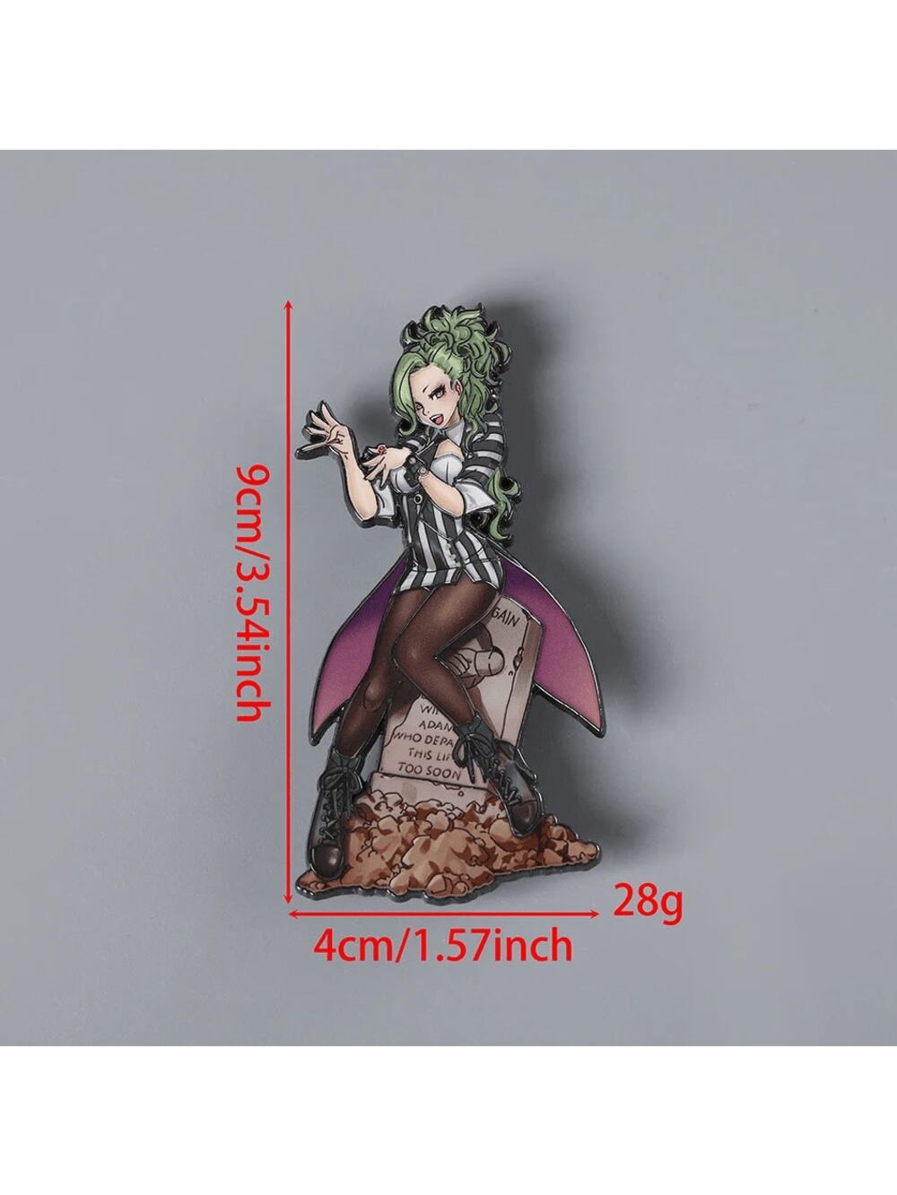 Circus Acrobet Girl Halloween Horror BIG Enamel Pin-ONLY ONE
